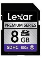 Lexar Premium 100x SDHC Card 8GB (LSD8GBBSBEU100)